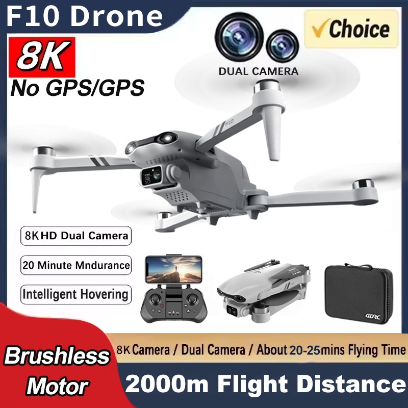 Drone Camera Mount - F10 RC Drone 8K Professinal With