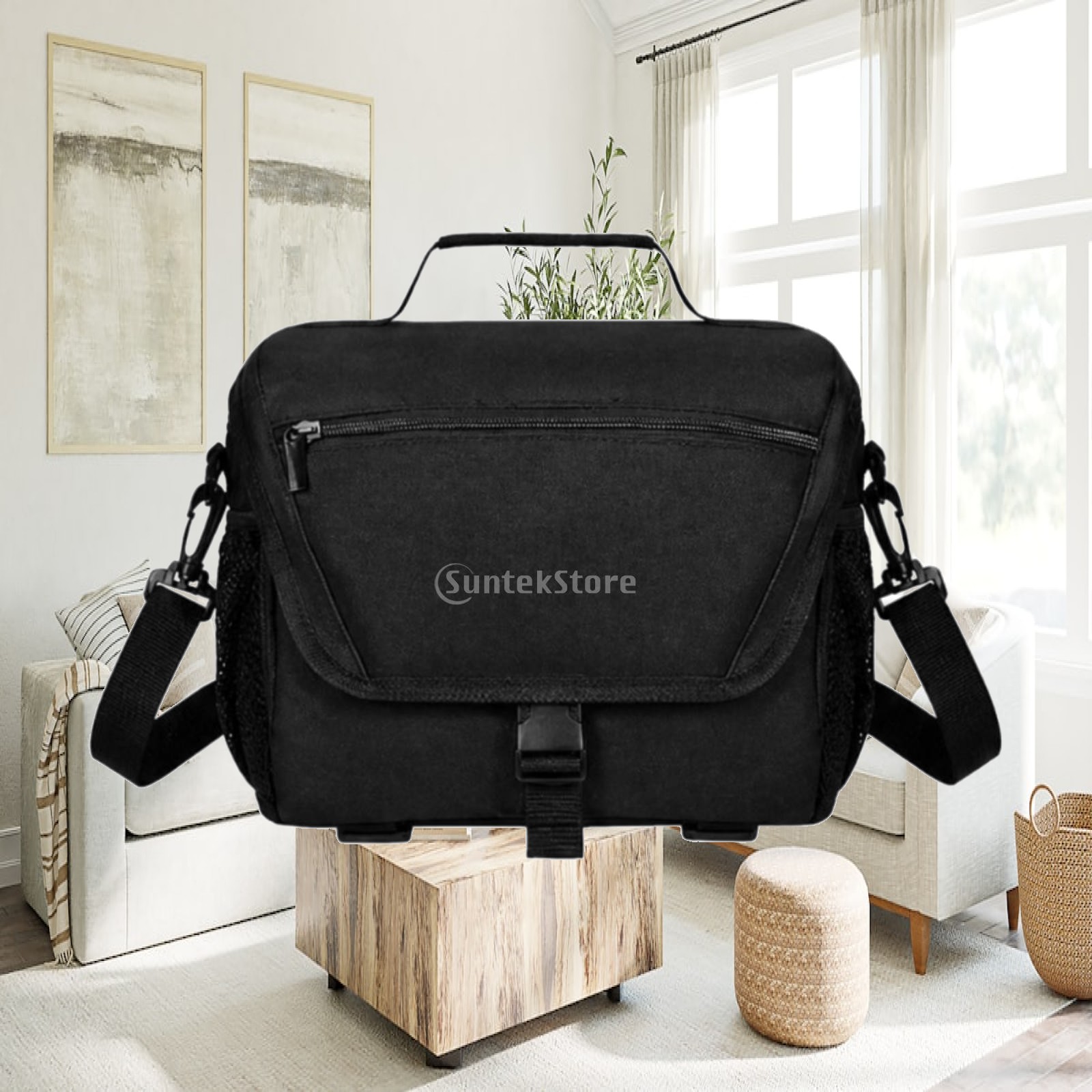 Drone Camera Case - Black Camera Sling Bag Shockproof Padded