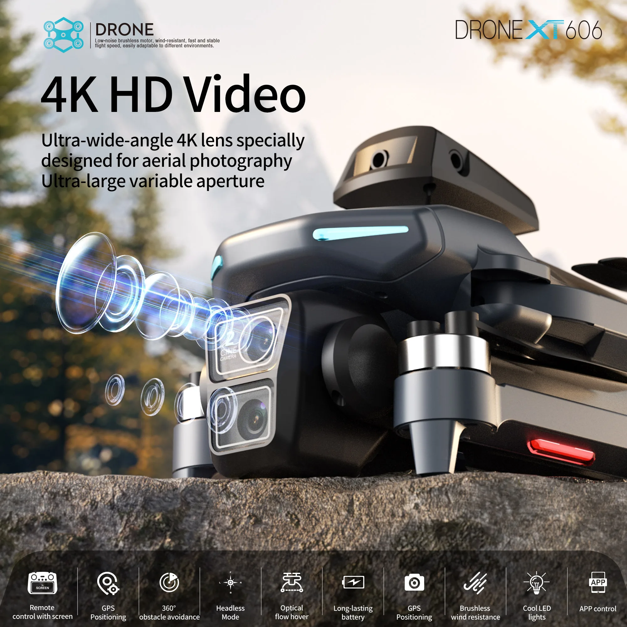 Original XT606 Drone Professio - Drone Camera Night Vision review and price