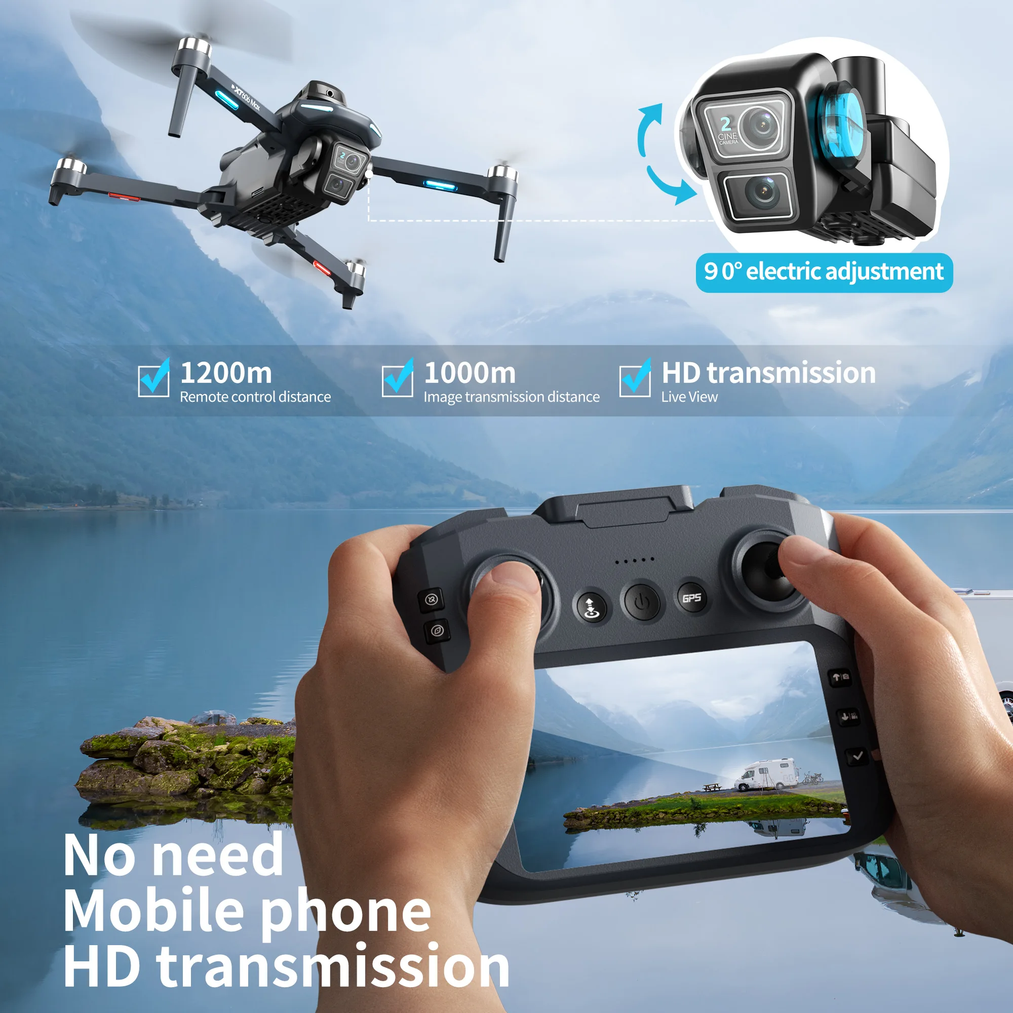 Original XT606 Drone Professio - Drone Camera Night Vision review and price