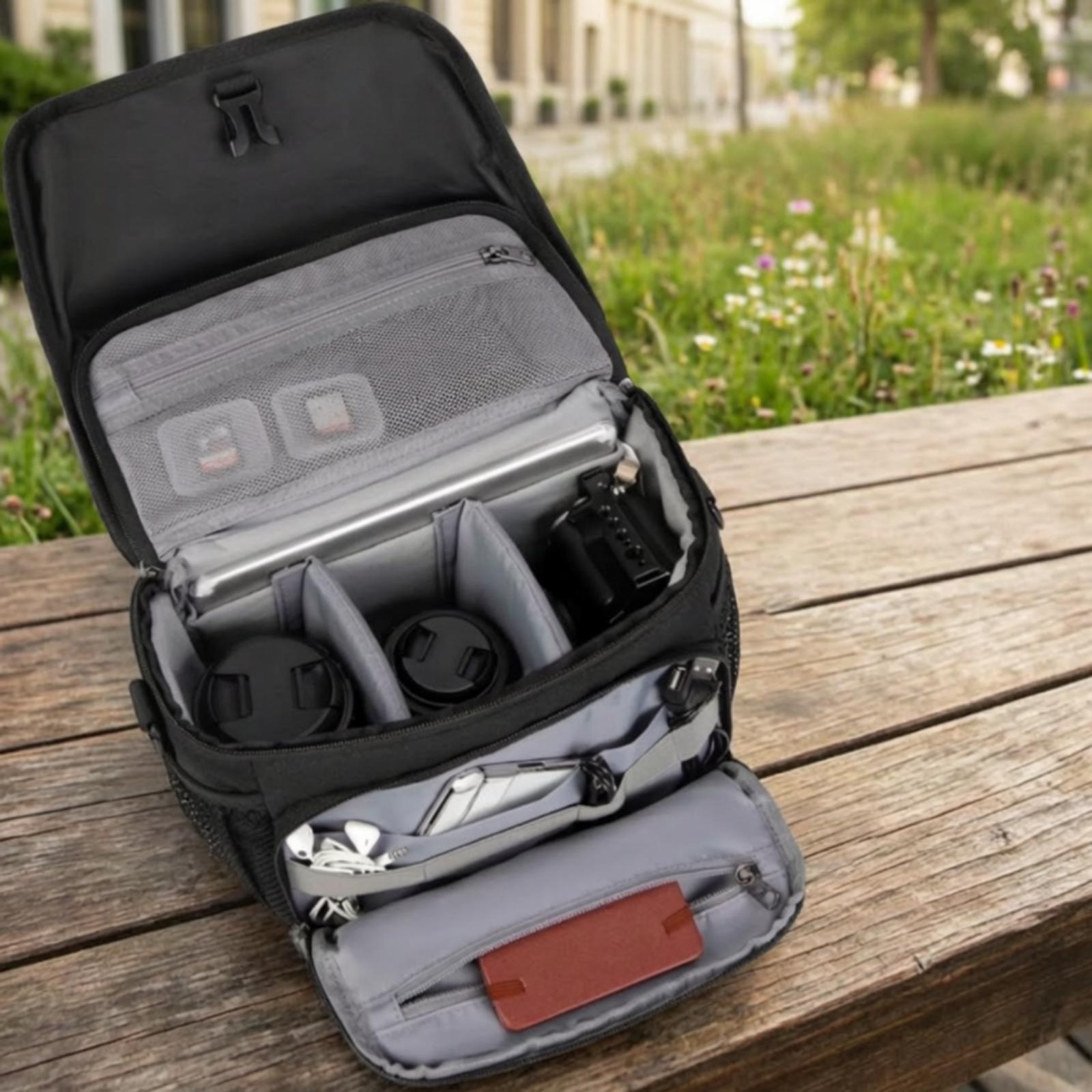 Black Camera Sling Bag Shockpr - Drone Camera Case review and price